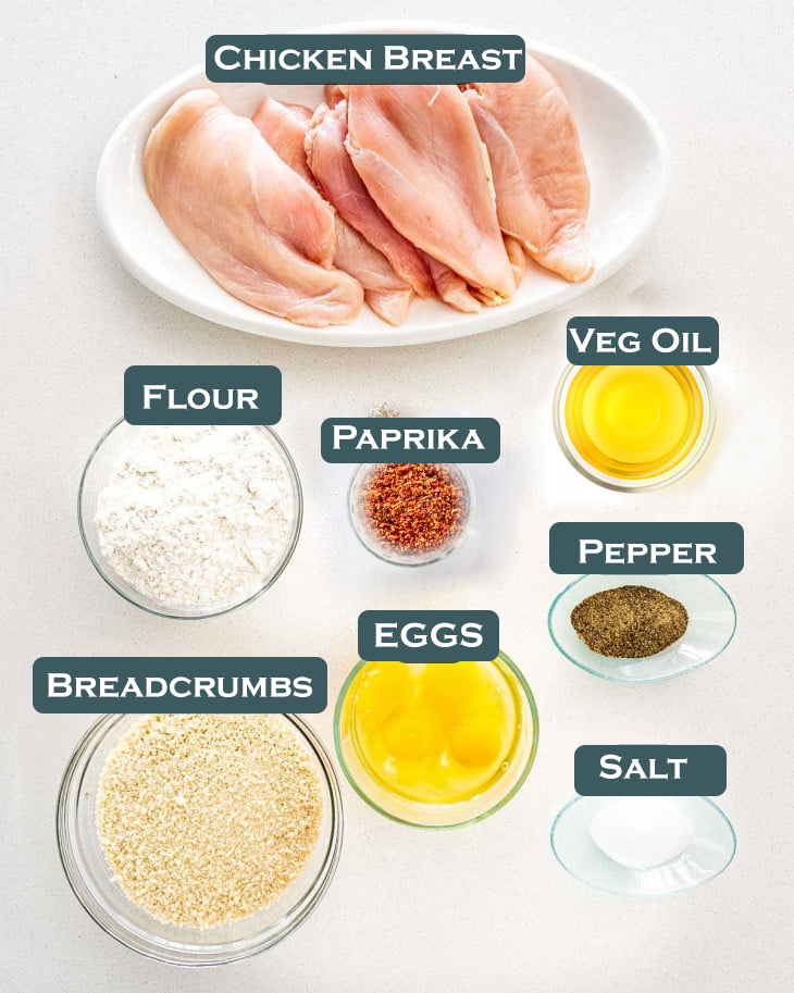 Chicken Schnitzel Ingredients