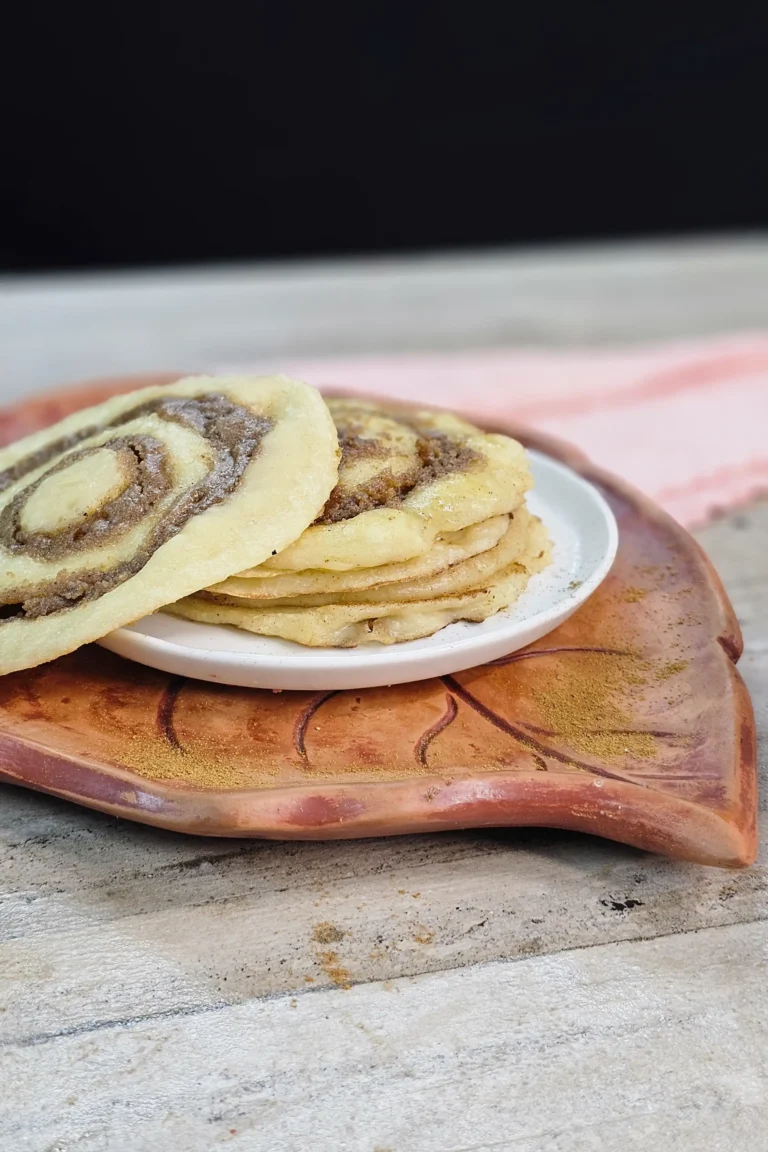 Cinnamon Roll Pancakes