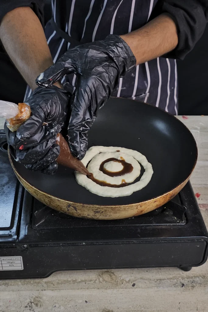 Cinnamon Pancakes with filling