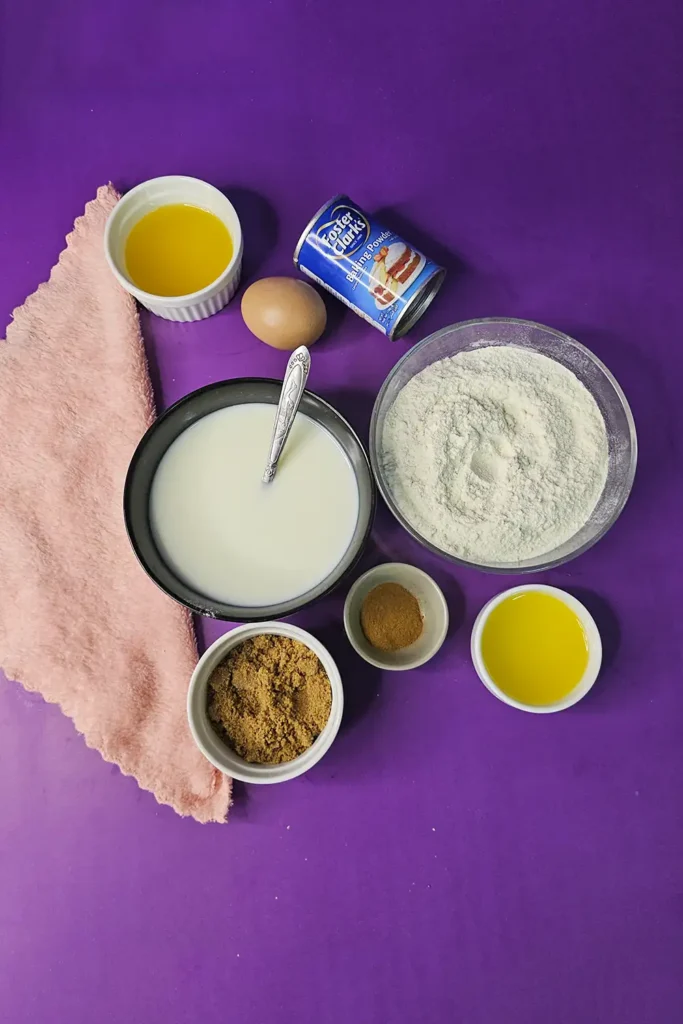 Cinnamon Roll Pancakes Ingredients