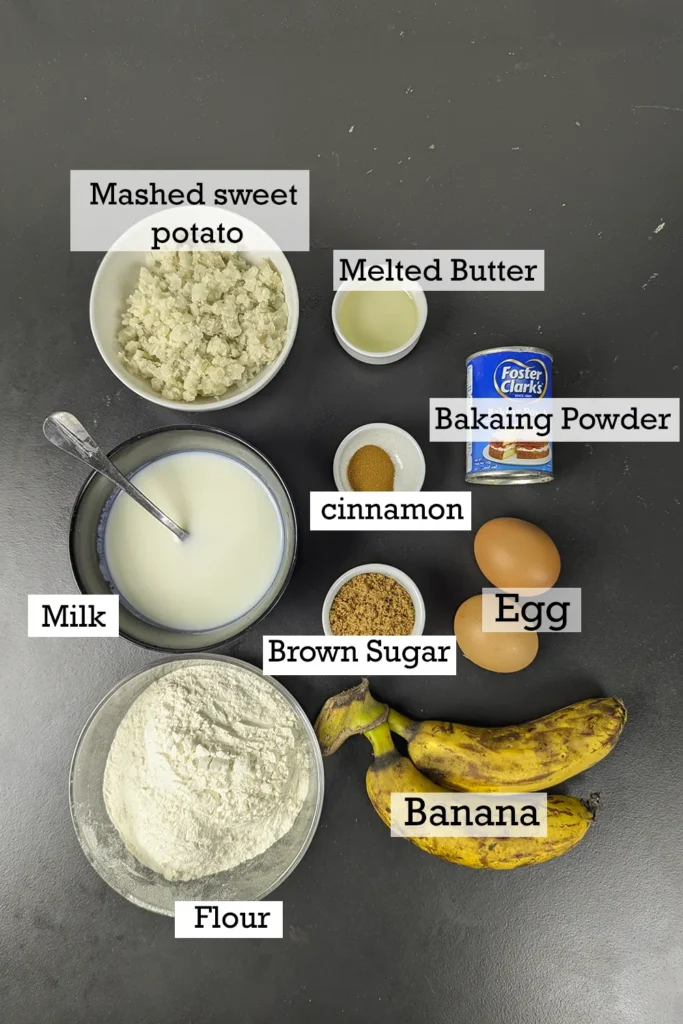 Sweet Potato Pancakes Ingredients